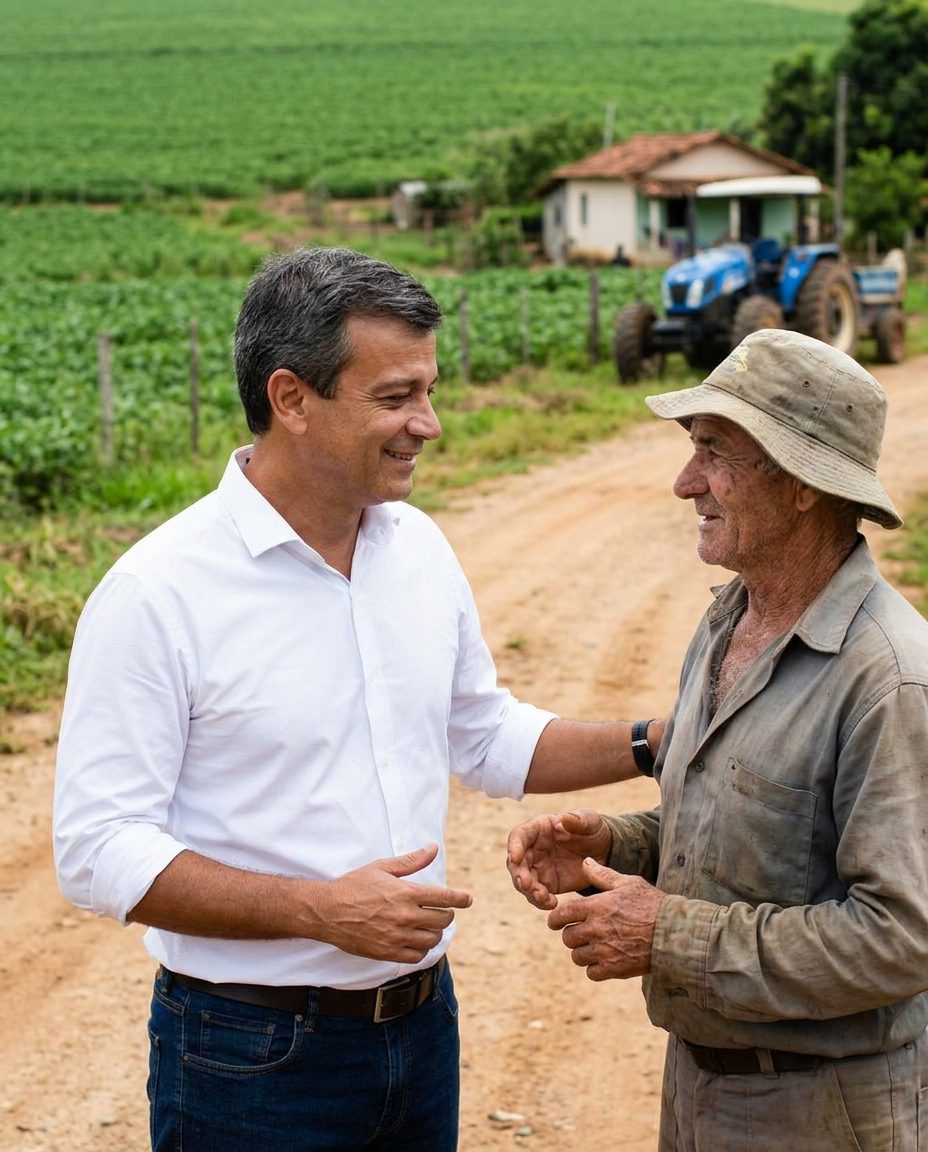 Visita à comunidade rural